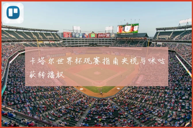 卡塔尔世界杯观赛指南央视与咪咕获转播权